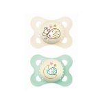 MAM Original Night Πιπίλα Σιλικόνης Βεραμάν-Εκρού 110SUc 2-6 μηνών