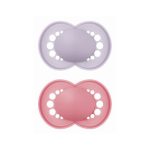 MAM Original Colours of Nature Πιπίλα Σιλικόνης Ροζ-Μωβ 178SGc 6-16 μηνών