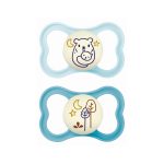 MAM Air Night Πιπίλα Σιλικόνης Μπλε 217SΒc 6-16 μηνών