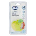 Chicco Fresh Relax Teething Ring Μήλο 4+Μηνών Κρίκοι Οδοντοφυΐας