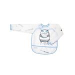 Akuku Αδιάβροχη Σαλιάρα με Μανίκια, Velcro & Τσεπάκι Πάντα