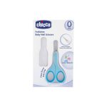 Chicco Ψαλιδάκι Ασφαλείας Σιέλ με Θήκη Για 0+ Μηνών