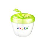 Akuku Milk Powder Container 0+μηνών Δοχείο για Γάλα σε Σκόνη Λαχανί  4 Θάλαμοι
