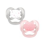 Dr. Brown's Advantage Πιπίλα Ροζ-Γκρι 0-6 μηνών 2τμχ